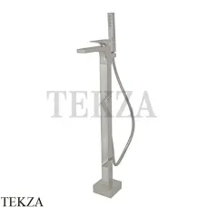 FIMA Carlo Frattini Zeta Смеситель для ванны напольный F3964/4SN, Brushed nickel