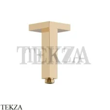 Newform Кронштейн для душа квадрат потолочный L=120 28152.61.020, PVD Glossy Gold