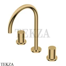 Ritmonio Diametro35 S Смеситель для раковины без донного клапана PR52AE202 GOX, Brushed Gold