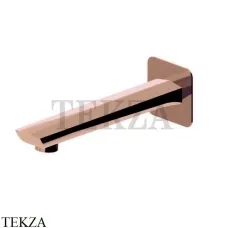 Newform Delta Zero Излив для ванны настенный 72288.58.061, PVD Copper Bronze
