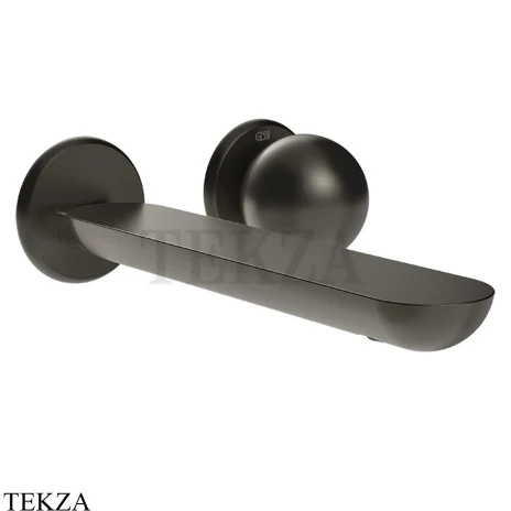 Gessi Perle Смеситель для раковины, внешняя часть 74088-707, black хром Brush