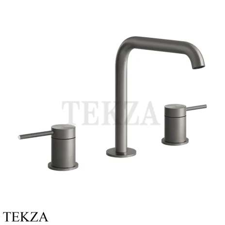 Gessi 316 FLESSA Смеситель для раковины, без гарнитура 54012-239, Steel Brushed