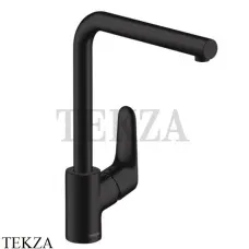 Hansgrohe Focus Смеситель для кухни поворотный 31817670, черный матовый