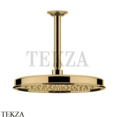 Gessi VENTI20 Верхний душ 300 с потолочным креплением 65153-727, Brushed Brass