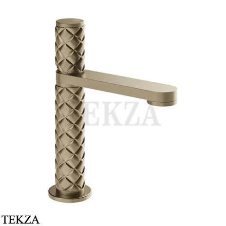 Gessi Pelle Tresse Смеситель для раковины, без сливного гарнитура 78002-149, Finox Brushed Nickel