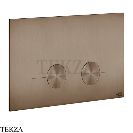 Gessi Total look Клавиша смыва для инсталляции SANIT, Villeroy&Boch, 54619-761, Coffee Bronze Brushed PVD