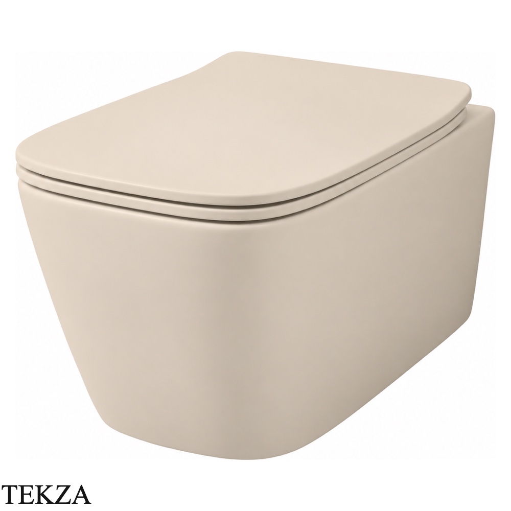 ArtCeram A16 унитаз подвесной чаша без ободка The.Reel ASV006 59 00, Sand матовый