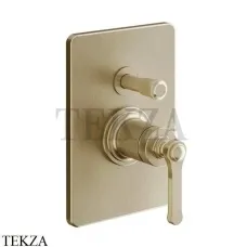 Gessi VENTI20 Смеситель для душа, 2 поток, внешняя часть 65079-726, Warm Bronze Br. Gessi VENTI20 Смеситель для душа, 2 поток, внешняя часть 65079-726, Warm Bronze Br.