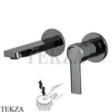 FIMA Carlo Frattini MAST Смеситель для раковины 20, внешняя часть, F3141WLX8CS, Brushed black chrome