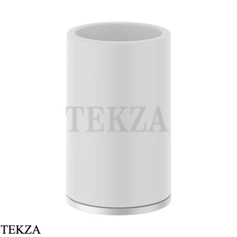 Gessi INCISO accessories Стакан настольный, композит белый 58531-279, White CN