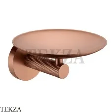 Boheme Uno Мыльница настенная круглая Uno 10973-BRB, brushed bronze