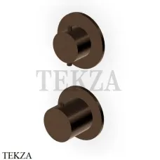Zucchetti Helm Термостат для душа на 1 поток, внешняя часть ZHE801.XP21, brushed chocolate PVD