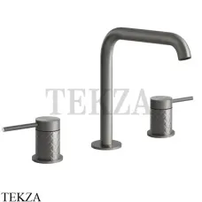 Gessi 316 INTRECCIO Смеситель для раковины, без сливного гарнитура 54112-239, Steel Brushed