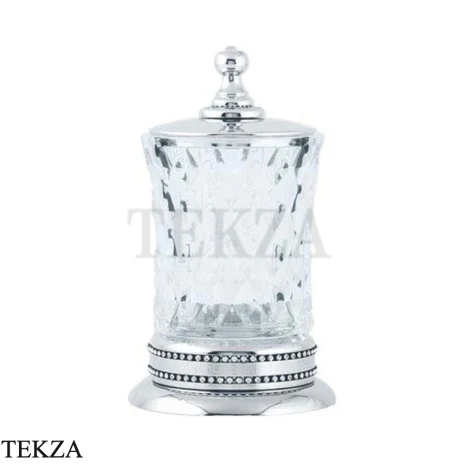 Boheme Brillante Стакан для ватных дисков настольный 10444, хром глянец