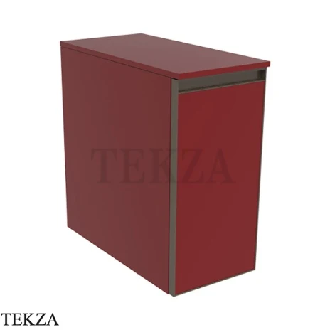 Flaminia Cubika модуль хранения подвесной 25×50×50 см, 1 дверца, бордовый Bordeaux матовый