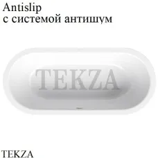 BETTE BetteStarlet Flair Oval Ванна овальная из стали 8772-000 AS, антишум, антислип Sense, белый глянец