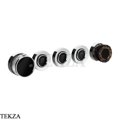 Gessi Perle Термостат для душа на 3 потока, внешняя часть 74834-031, хром глянец