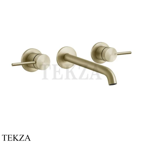 Gessi 316 FLESSA Смеситель для раковины 19-21, внешняя часть 54094-727, Brushed Brass PVD