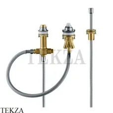 Hansgrohe Скрытая часть однорычажного смесителя на край ванны на 3 отверстия 13439180 Hansgrohe Скрытая часть однорычажного смесителя на край ванны на 3 отверстия 13439180