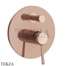 Gessi Goccia Смеситель для душа, 2 потока, внешняя часть 44678-123, Copper глянец Gessi Goccia Смеситель для душа, 2 потока, внешняя часть 44678-123, Copper глянец