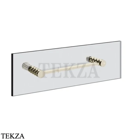 Gessi Pelle Tresse Полотенцедержатель для крепления на стекло, 30 см 78611-720, Nickel PVD