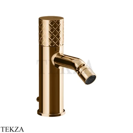Gessi Habito INTRECCIO Смеситель для биде, с донным клапаном 70107-735, Warm Bronze PVD