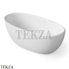 Dea Design Nature Ванна отдельностоящая овальная 165x80 Solid Surface DD8639 1650 18, White №18