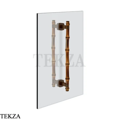 Gessi Jacqueline Полотенцедержатель для крепления на стекло, 30 см 77633-845, бронза Dark Brush