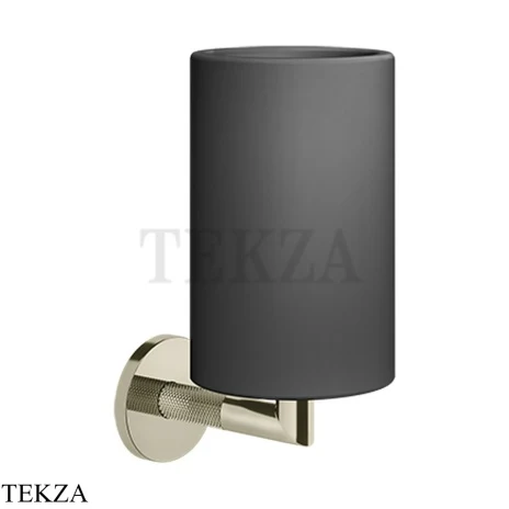 Gessi ANELLO Стакан настенный, композит черный 63708-720, Nickel PVD