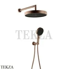 Boheme CELL Верхняя лейка, ручной душ, выпуск, шланг, комплект 427-BRB, Brushed Bronze