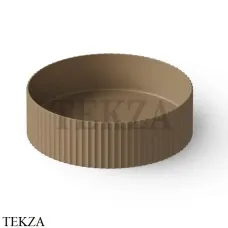 Dea Design Washbasins Раковина настольная Solid Surface DD9812 400 2, Light Camel №2