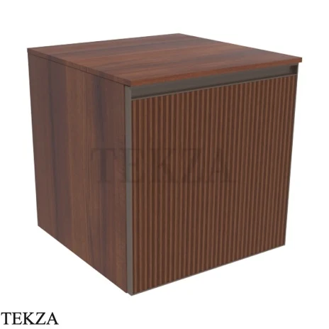 Flaminia Cubika модуль хранения подвесной 50×50×50 см, 1 ящик и внутренний ящик, орех Noce Greca
