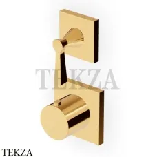 Zucchetti Bellagio Термостат для душа, 2-3 выхода, внешняя часть ZB2806.C40, золото глянец