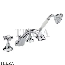 Nicolazzi DAMES ANGLAISES Смеситель на борт ванны с душем, 1404CR18, хром