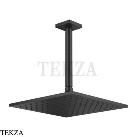 Gessi RILIEVO Потолочная душевая лейка с кронштейном 59155-187, Aged Bronze