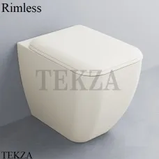 Cielo SHUI Comfort Унитаз приставной без ободка, сиденье с микролифтом SHCOVAKTR TL, Talco белый матовый