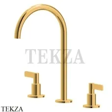 Newform Blink Chic Смеситель для раковины высокий, без гарнитура 71002.61.020, PVD Glossy gold