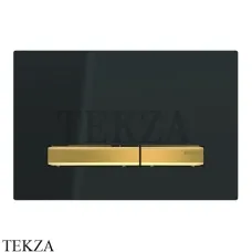 Geberit Sigma50 Клавиша смыва, стекло 115.672.DW.2, черный/латунь Geberit Sigma50 Клавиша смыва, стекло 115.672.DW.2, черный/латунь