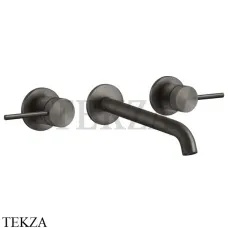 Gessi 316 TRAME Смеситель для раковины 18-20, внешняя часть 54394-707, Black Metal Brushed