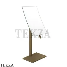 Gessi Rettangolo Зеркало косметическое поворотное х2, без подсветки 20988-713, Antique Brass Gessi Rettangolo Зеркало косметическое поворотное х2, без подсветки 20988-713, Antique Brass