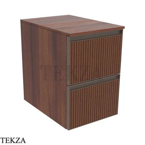 Flaminia Cubika модуль хранения подвесной 35×50×50 см, 2 ящика, орех Noce Greca