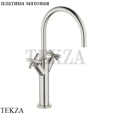 Dornbracht TARA Смеситель для умывальника высокий без гарнитура 22533892-06, платина матовая