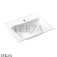 Emco Vanity units Раковина для тумбы 60, 1 отверстием, без перелива, белый глянец