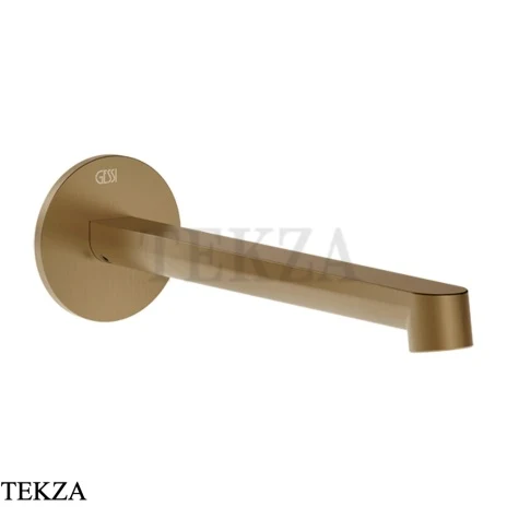 Gessi Ludovica Излив для раковины на стену 76102-791, бронза Deep