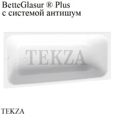 BETTE BetteSpace M Ванна угловая, исполнение левое, сталь 1131-000 PLUS антишум, BetteGlasur ® Plus, белый глянец