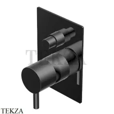Ritmonio Diametro35 S Смеситель для душа, 2 потока, внешняя часть PR52GC101 C04, черный матовый Ritmonio Diametro35 S Смеситель для душа, 2 потока, внешняя часть PR52GC101 C04, черный матовый