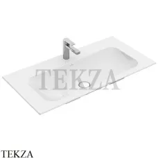 Villeroy & Boch FINION Раковина для установки на тумбу, скрытый перелив ViFlow 4164ABR1, белый глянец, ceramicplus
