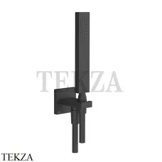 Gessi Rettangolo shower Душевой комплект с выводом воды 20123-299, Black XL