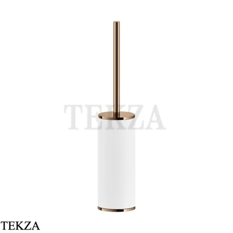 Gessi Inciso-Origini-Venti20 accessories Туалетный ершик напольный, белый 58543-030, Copper глянец PVD