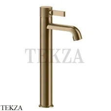 Gessi INCISO Смеситель для раковины высокий, без донного клапана 58004-726, Warm Bronze Br.
